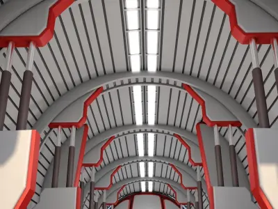 Sci Fi Interior 3D model