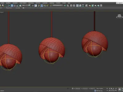 Emma Pendant Light Low-poly 3D model