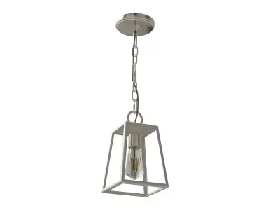 Adjustable Drop Metal Led Pendant Low-poly 3D model