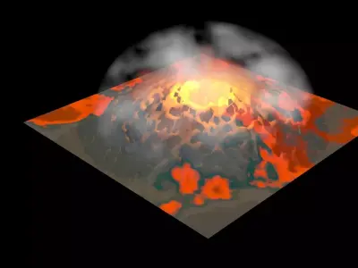 Volcano 3D model