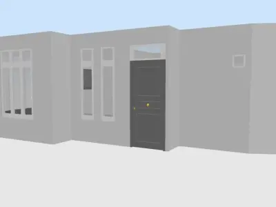 3d house plan  3D model