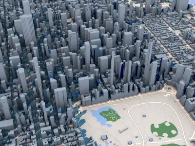 New York City USA 3D model