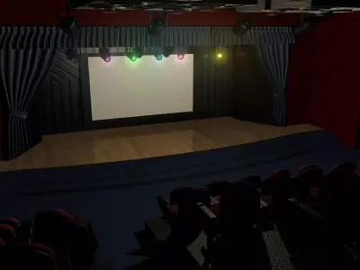 Theater Auditorium 3D model
