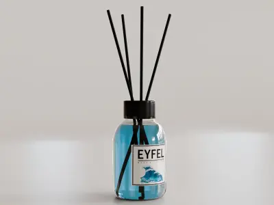 Eyfel Perfume Reed Diffuser Ocean Low-poly 3D model