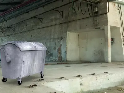 garbage container 3D model