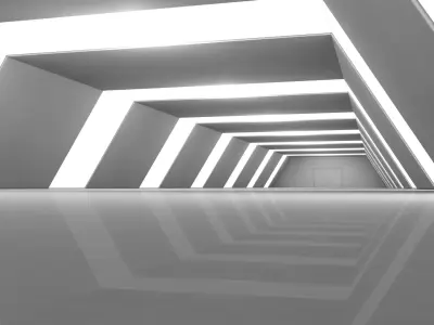 Sci Fi Corridor 3D model