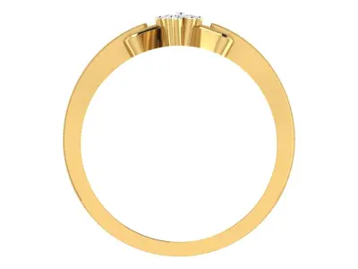 Women Ring  Render 3dm STL OBJ FBX Details 3D print model 12