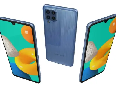 Samsung Galaxy M32 Light Blue 3D model