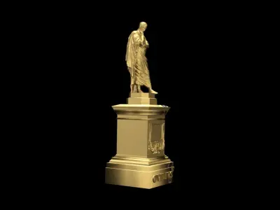 Ovidius Statue in Constanta 3D print model