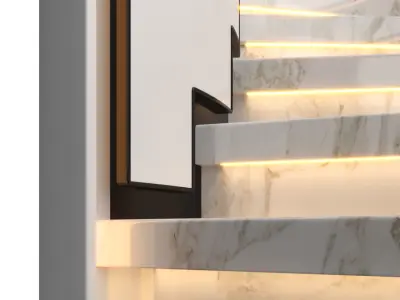 Spiral staircase 8 3D model