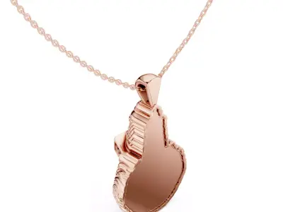 pendant 3D print model 30