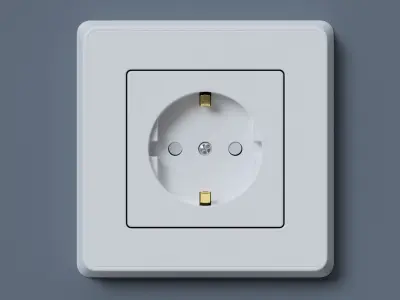Contact Socket Package Standard Type F-J 3D model