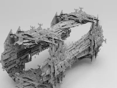 Mega city Floor 3  3D model