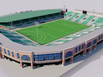 Major Dhyan Chand National Stadium - India 3D model