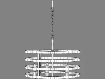 735050 Epsilon Lightstar Chandelier 3D model