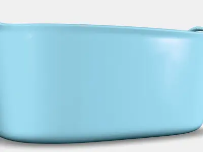 TORKIS laundry basket flexible Low-poly 3D model