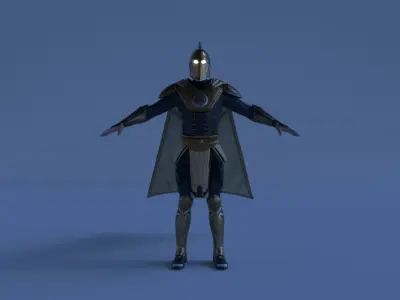 Doctor Fate 3D asset - Rigged - Injustice 3D model