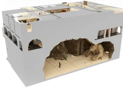 Jabbas Palace Complete set with Bazaar 1-18 scale kenner hasbro 3D Model Pack