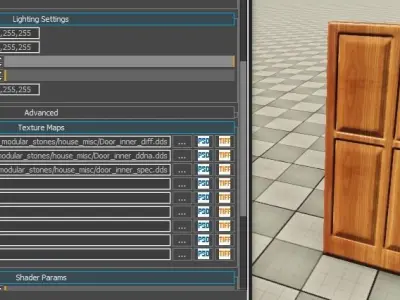 Desert Stone House Pack - 3 Variant Low-poly 3D model