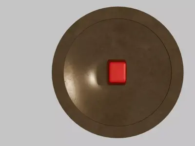 Bronze Lantern Tabletop Wax Warmer Free low-poly 3D model