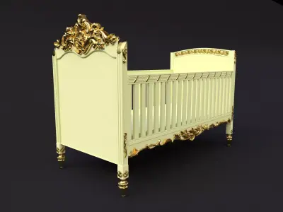 baby bed 3D model