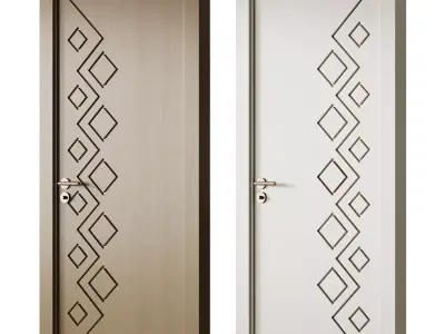 GK 687 Interior Door 3D model