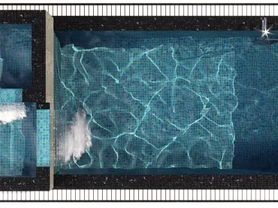 SWIMMING POOL NO49 A 3D model