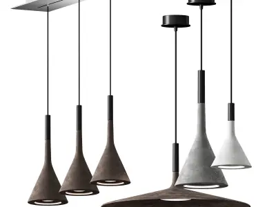 Aplomb Concrete Pendant Light 3D model