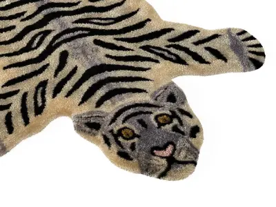 Bengal Tiger Rug 3D model