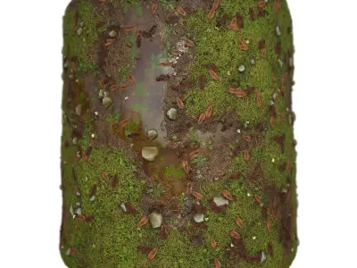 PBR Grass Ground made in substance designer Texture
