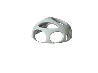 SciFi Cube Object No 52962 Low Poly Shape Low-poly 3D model
