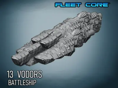 FLEET CORE - VODORS FLEET BUNDLE 3D Model Pack