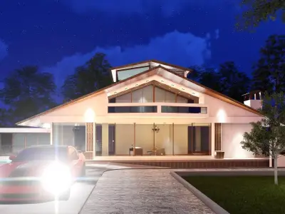 Game and Architectural Villa 2-House 3D model