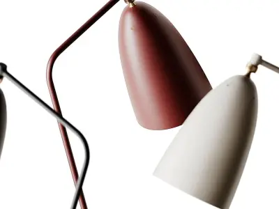 Grashoppa Floor Lamp by Greta Grossman for GUBI 3D model