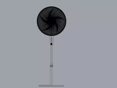 Ventilatore - Fan Low-poly 3D model