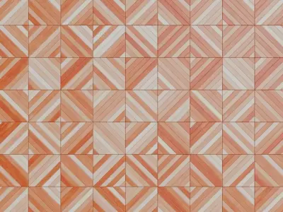 Light Geometric Triangle Inlay Wood Parquet PBR Seamless Texture