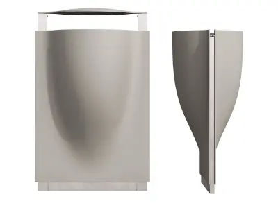 528 exterior and architecture 20 trash cans 02 3D model