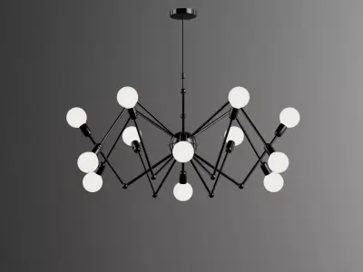 Ceiling light 3D model 65