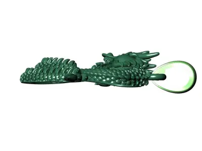 Pendant Dragon Jewelry Files 3D print model
