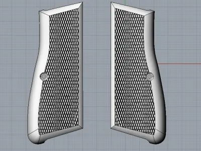 Walther PP grips 3D print model