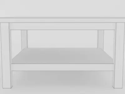 ikea middle table Free 3D model