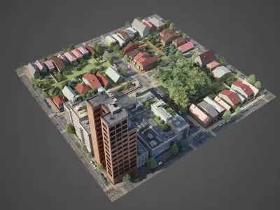 City District A1-R9 3D model