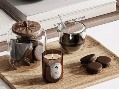 Decorative Set 37 3D model buy