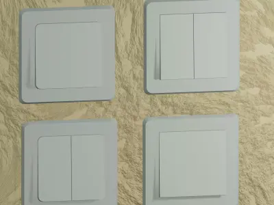 switch square light Free 3D model