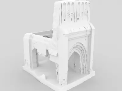 Old Building Moroccan 3D Model Free 3D model