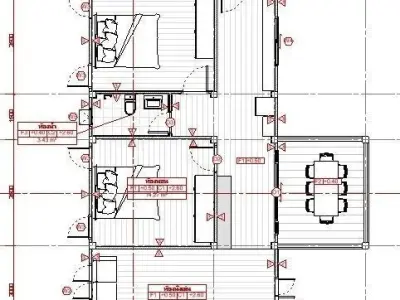 Nordic House BIM Model 3D model Vol2 3D model