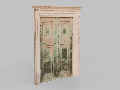 Roman Bronze Palace Door Low-poly 3D model