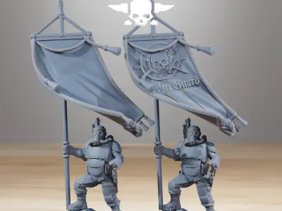 GrimGuard Hunters 3D print model