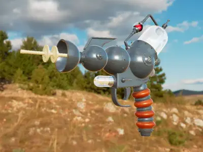 SciFi Gun 3D model