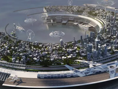 Future City 2020 3D model purchase